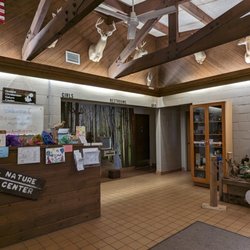 Howard Christensen Nature Center - Lobby and entrances to restrooms