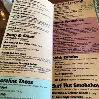 Surf Hut - Menu - Seafood Near Me - Destin, Florida Surf Hut - Menu - Seafood Near Me - Destin, Florida