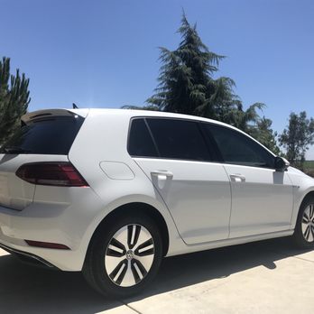 Quality Auto Glass Tint - Tinted E-golf , 5% on all the back /50% on front - Vehicle Wraps Near Me - Salida, California