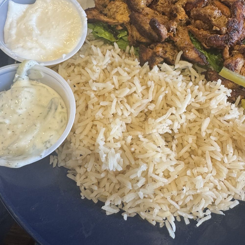 Pella Cafe - 9. Chicken Shwarma Entree - Mediterranean Near Me - Jonesboro, Arkansas