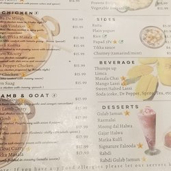 Tikka House Indian Eatery - Menu