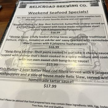 RelicRoad Brewing - Menu - Breweries Near Me - Winslow, Arizona