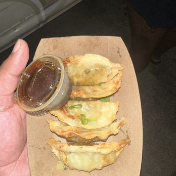 Seoulside Wings - First order of Dumplings - Food Trucks Near Me