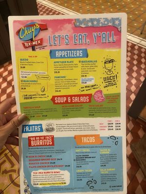 Menu photo 8 Chuy's Winter Park, FL Menu photo 8 Chuy's Winter Park, FL