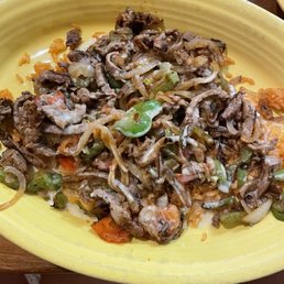 Rice and shredded beef