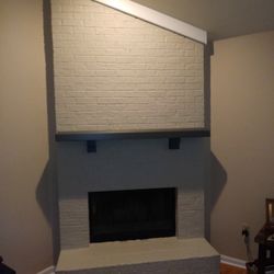John Copper Painting - That is a brick fireplace that got painted