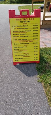 Menu photo 2 The Fish Trolley Saint Ignace, MI