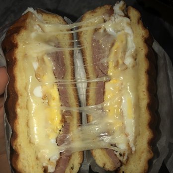 Rex - Ham, egg and cheese on brioche ! Absolutely delicious ! - Coffee & Tea Near Me - New York, New York Rex - Ham, egg and cheese on brioche ! Absolutely delicious ! - Coffee & Tea Near Me - New York, New York
