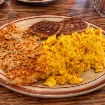Joe's Pancake House - Three Egg, Sausage Patties, and Hash browns. - Breakfast & Brunch Near Me - Tucson, Arizona