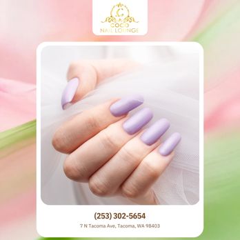 CoCo Nail Lounge - (253) 302-5654
7 N Tacoma Ave, Tacoma, WA 98403 - Nail Salons Near Me - Tacoma, Washington CoCo Nail Lounge - (253) 302-5654
7 N Tacoma Ave, Tacoma, WA 98403 - Nail Salons Near Me - Tacoma, Washington