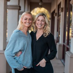 Dave Cutts, DDS, Center For Adult Dentistry - Demie and Daina pose for a photo (Demie held our front office manager position for many years!). Daina is our Manager here at Cutts Dental!