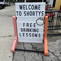 Shorty's Place - Welcome sign
