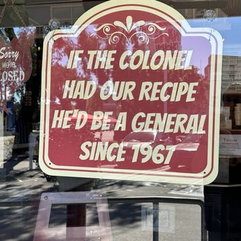 Dinah's Chicken - Cute saying. - Chicken Shop Near Me - Glendale, California