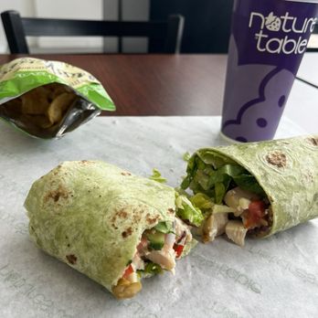 Nature's Table - Chicken Wrap - Salad Near Me - Orlando, Florida Nature's Table - Chicken Wrap - Salad Near Me - Orlando, Florida