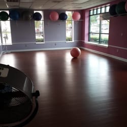 Fit Zone For Women of Madison Heights - Dance/class studio.  Free weights, mats and balls are there.  Perfect place for a cool down.