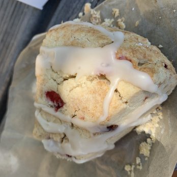 Pushkin's Bakery - Strawberry vanilla scone. - Bakeries Near Me - Sacramento, California Pushkin's Bakery - Strawberry vanilla scone. - Bakeries Near Me - Sacramento, California