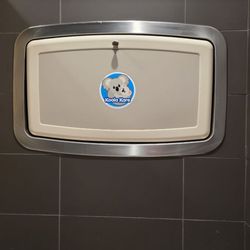 Koala Kare station in the mens bathroom.