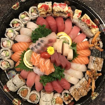 Shibui Eatery + Sushi Bar - 72 piece platter with sushi sashimi and rolls - Sushi Bars Near Me - Toronto, Ontario Shibui Eatery + Sushi Bar - 72 piece platter with sushi sashimi and rolls - Sushi Bars Near Me - Toronto, Ontario