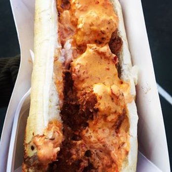 The Great Foodini - GET IN MA BELLLLLAYYYYYYYYYYY - TRY THE BANG BANG SHRIMP PO BOY - Food Trucks Near Me - Buffalo, New York The Great Foodini - GET IN MA BELLLLLAYYYYYYYYYYY - TRY THE BANG BANG SHRIMP PO BOY - Food Trucks Near Me - Buffalo, New York