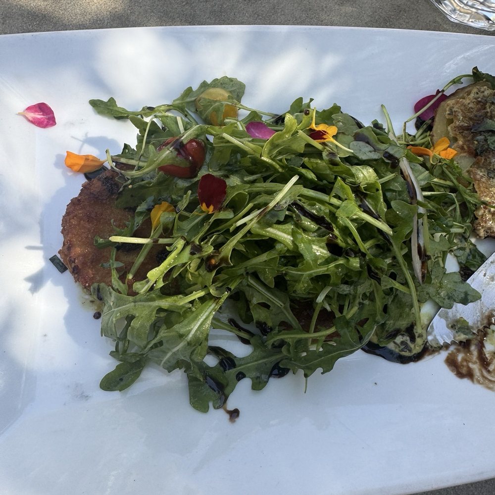 Vega Vineyard and Farm - Arugula salad! Wow - Wineries Near Me - Buellton, California