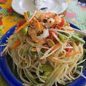 Thonglor Thai Bistro - Huge Papaya Salad. - Thai Near Me - San Mateo, California Thonglor Thai Bistro - Huge Papaya Salad. - Thai Near Me - San Mateo, California