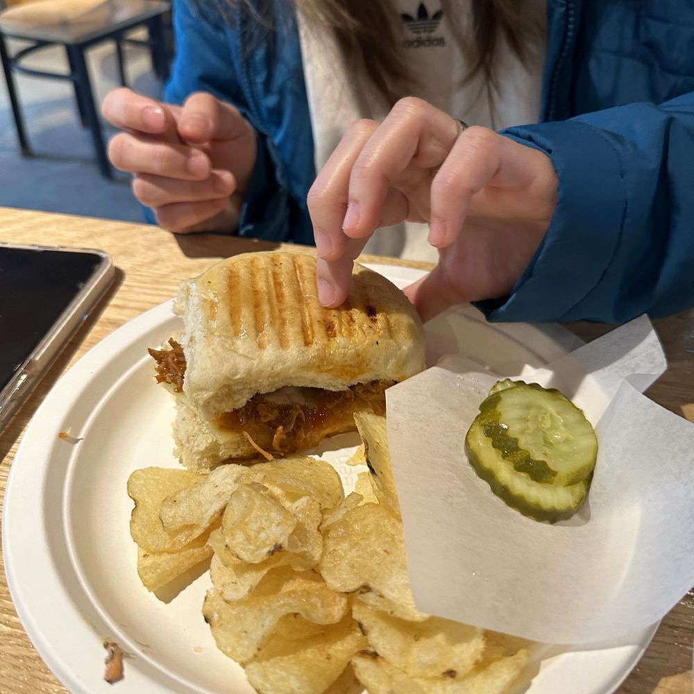 April's Maple - Maple bbq pulled pork sandwich - Ice Cream & Frozen Yogurt Near Me - Canaan, Vermont April's Maple - Maple bbq pulled pork sandwich - Ice Cream & Frozen Yogurt Near Me - Canaan, Vermont