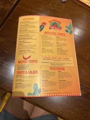 Menu photo 7 El Tapatio Mexican Restaurant Kissimmee, FL