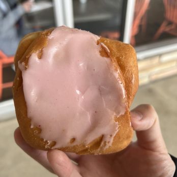 Munchers Bakery - Strawberry cream cheese donut - Bakeries Near Me - Lawrence, Kansas