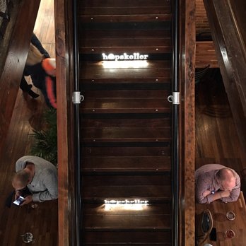 Hopskeller Brewing - Stairs leading up to the second floor - Brewpubs Near Me - Waterloo, Illinois