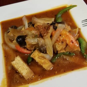 Surin West - Pad Prik with tofu..yummy! - Thai Near Me - Birmingham, Alabama Surin West - Pad Prik with tofu..yummy! - Thai Near Me - Birmingham, Alabama