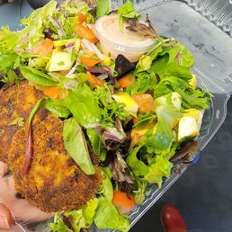 Crab Cake Salad