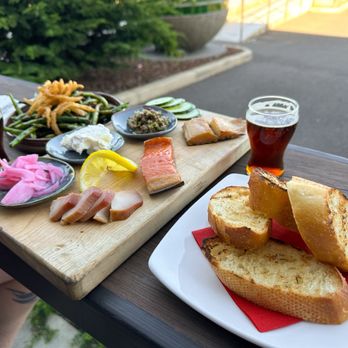 7 Devils Waterfront Alehouse - Smoked Fish Trio; Chili Green Beans - Seafood Near Me - Coos Bay, Oregon