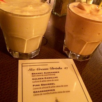 Green Acres - Ice Cream Drinks. Golden Cadillac and Pink Squirrel. - Seafood Near Me - Sauk City, Wisconsin