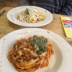 Rustico Bistro - Fettuccine Rustico and fettuccine Bolognese