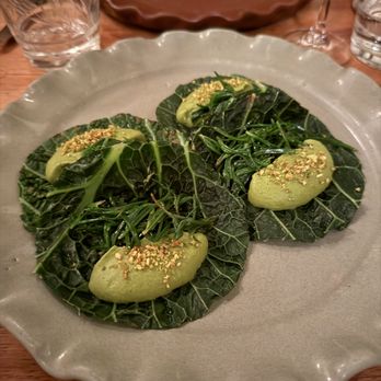 Rosetta - Savoy cabbage tacos with pistachio pipián and romeritos - Italian Near Me - Ciudad de México, DIF Rosetta - Savoy cabbage tacos with pistachio pipián and romeritos - Italian Near Me - Ciudad de México, DIF
