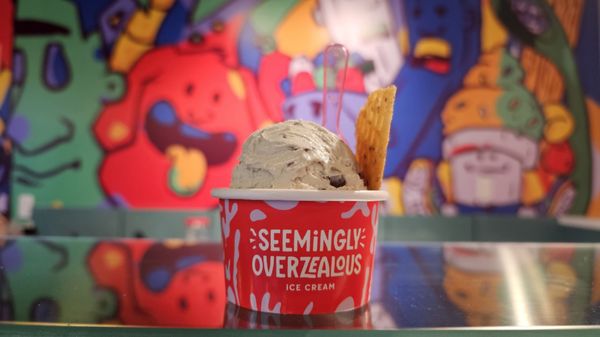 Seemingly Overzealous Ice Cream by null
