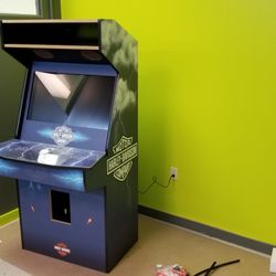 M&J PC Repair - Full size stand up arcade, in construction.