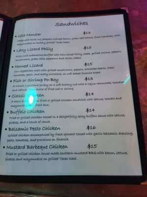 Menu photo 2 Lazy Lizard Grill Cedar Crest, NM