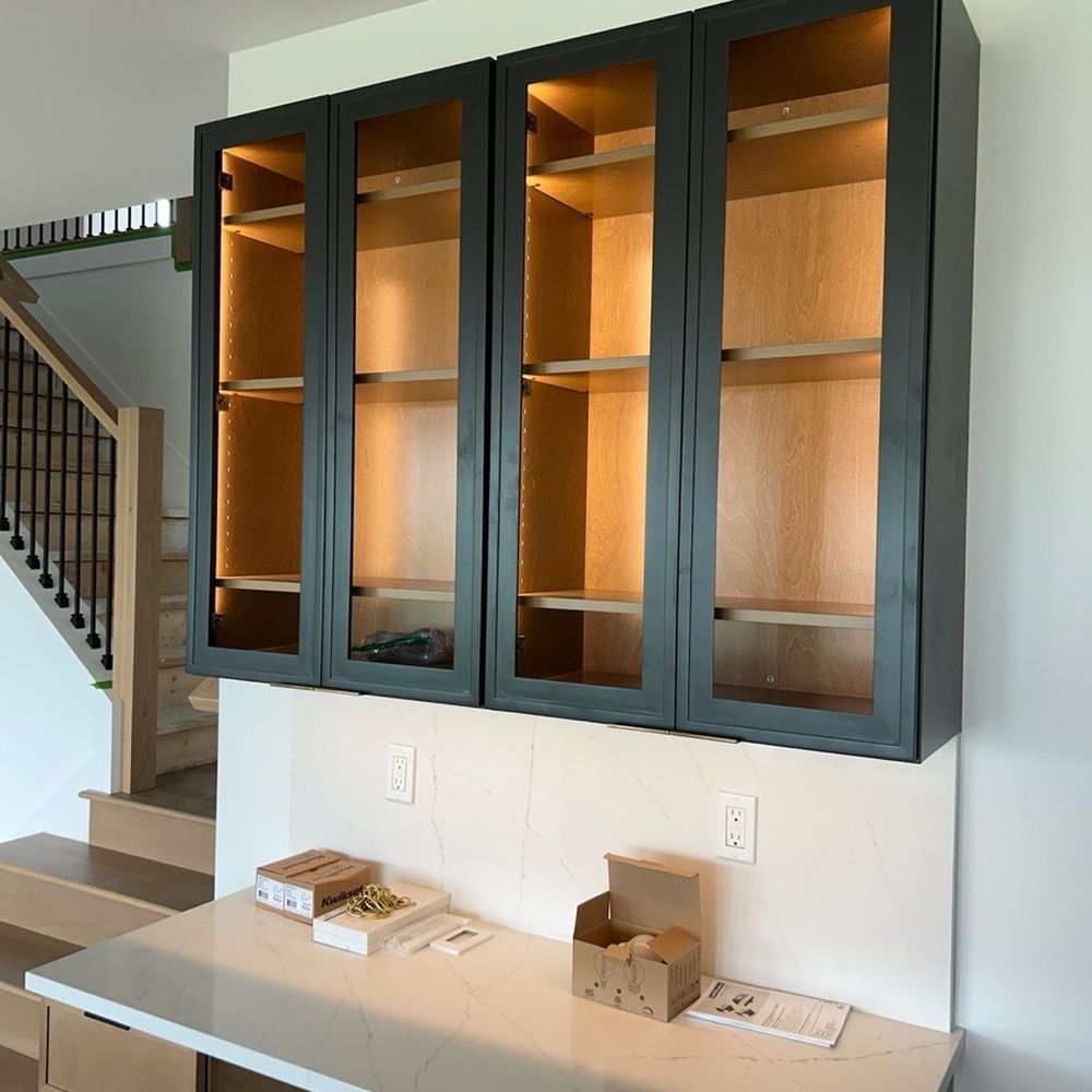 US Marble & Granite - Beverage center with full height backsplash - Building Supplies Near Me - Springfield, Illinois US Marble & Granite - Beverage center with full height backsplash - Building Supplies Near Me - Springfield, Illinois