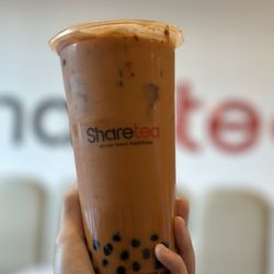Sharetea - Thai Pearl Milk Tea (don't recommend, doesn't taste authentic, more like powdered. Boba was good tho) IG: @ammysalamii