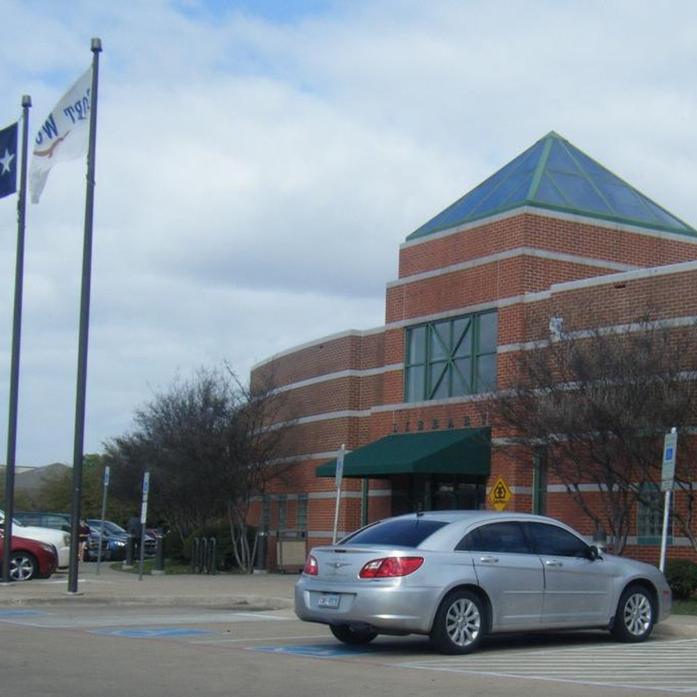 Entrance to the Library.