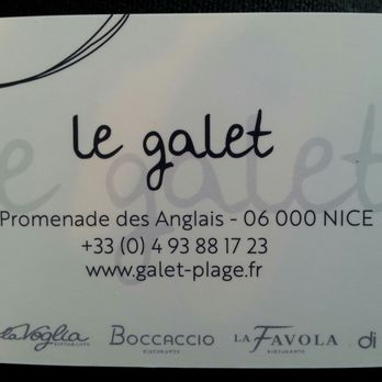 Le Galet - Seafood Near Me - Nice, 06