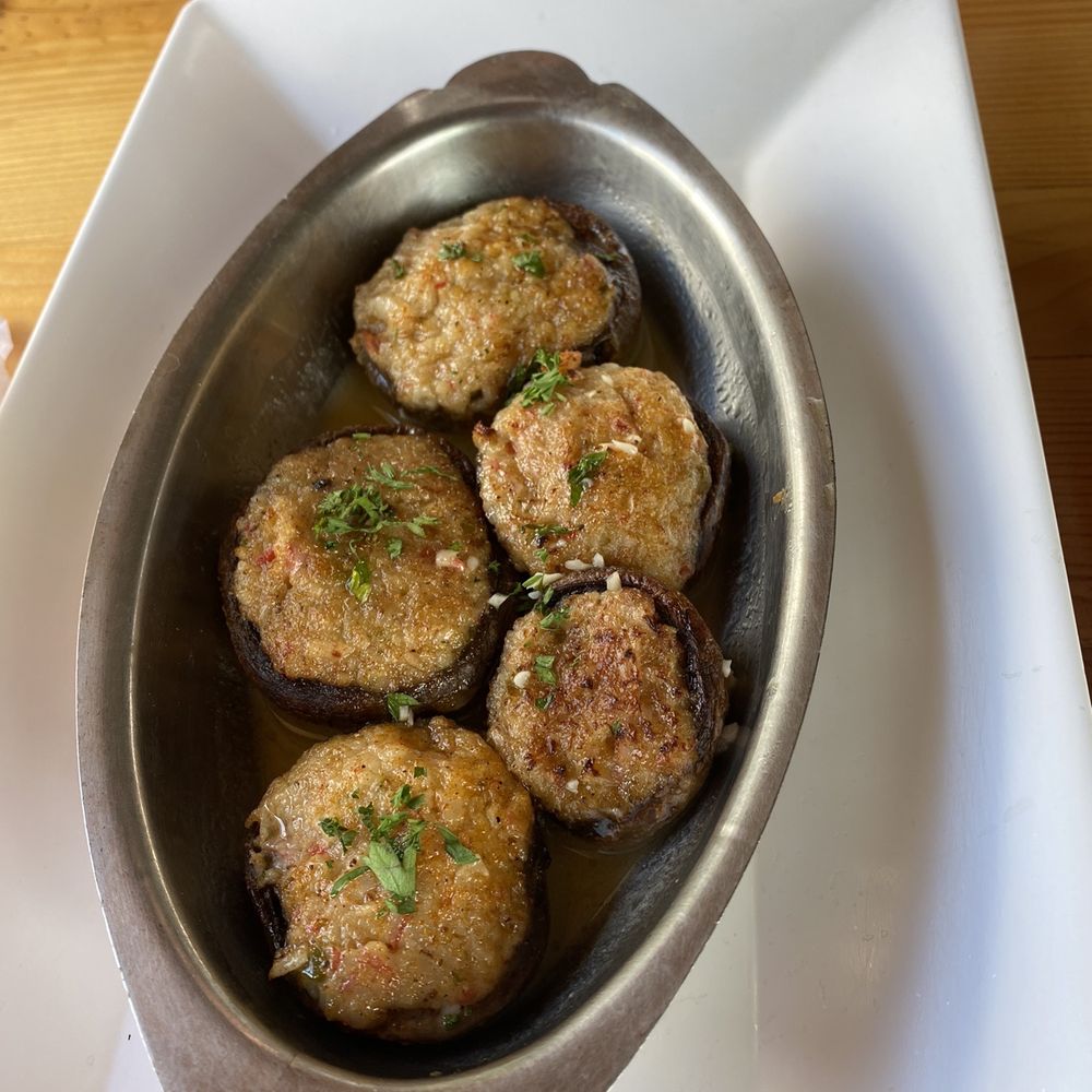 Get Hooked Grill - Seafood stuffed mushrooms - Seafood Near Me - Hudson, Florida