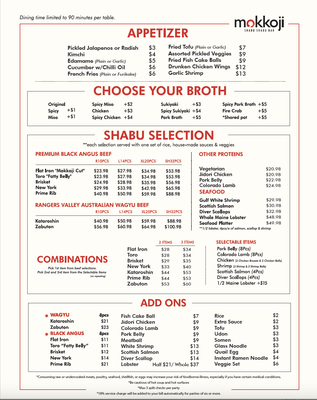 Mokkoji Shabu Shabu - Hot Pot by null