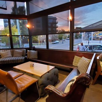 Quiero Arepas - Window seating inside Avanti - Gluten-Free Near Me - Denver, Colorado Quiero Arepas - Window seating inside Avanti - Gluten-Free Near Me - Denver, Colorado