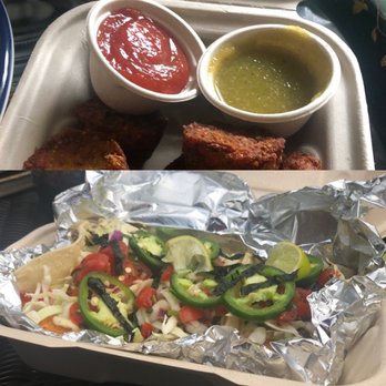 WongWayVeg - Veggie tots and Baja Cauliflower Tacos - Food Trucks Near Me