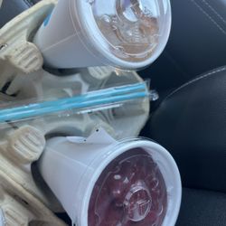 Tropical Smoothie Cafe - ACAI BERRY BOOST™ for me & MOCHA MADNESS™ for Matty