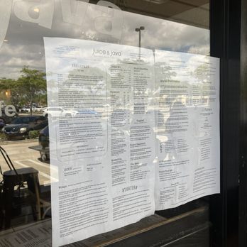 Juice & Java - Menu - Juice Bars & Smoothies Near Me - Aventura, Florida