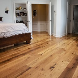 Rustic Engineered hardwood Design and installed by Aladdin Carpet and floors.