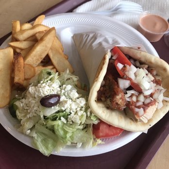 Dasks - Chicken Gyro (Plate) with red sauce - Greek Near Me - Holladay, Utah